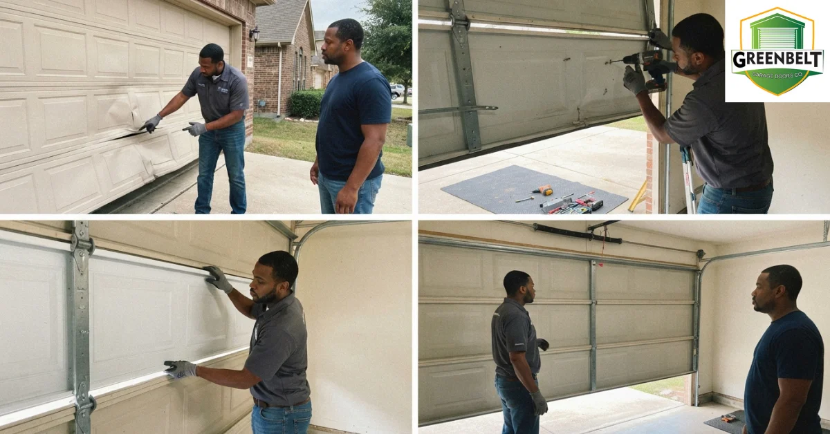 Garage Door Panel Repair in Garland, TX: When to Repair Damaged Garage Door Sections