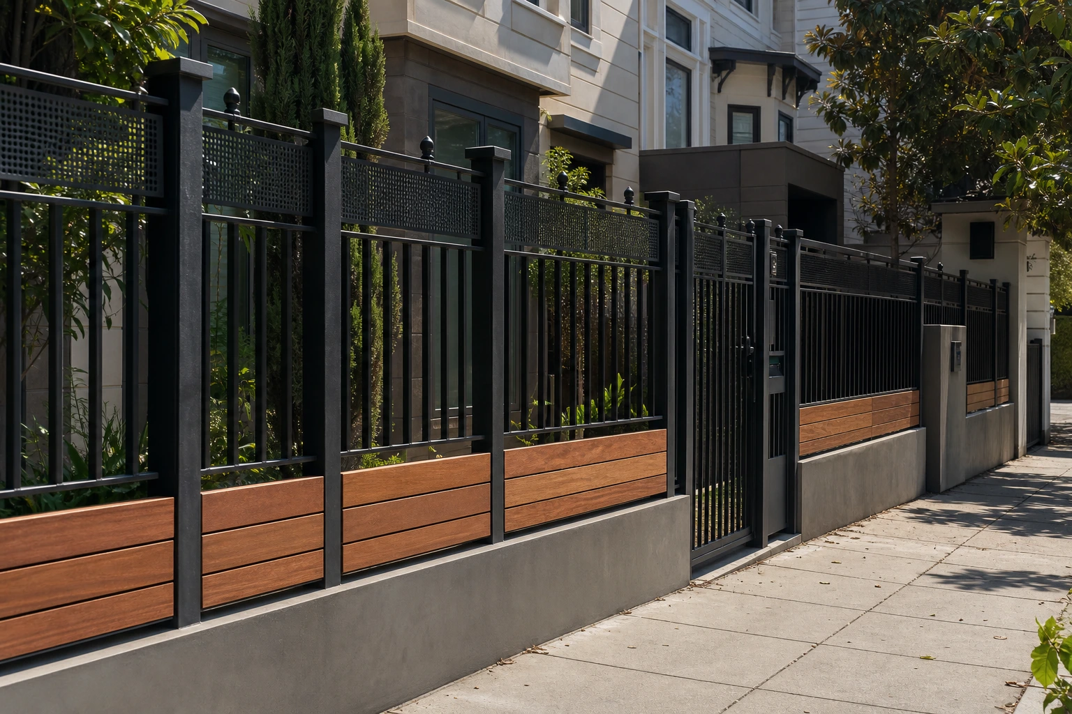 Mixed-Material Iron Fences for Pacific Heights: When Glass Panels or Wood Trim Fail (and How We