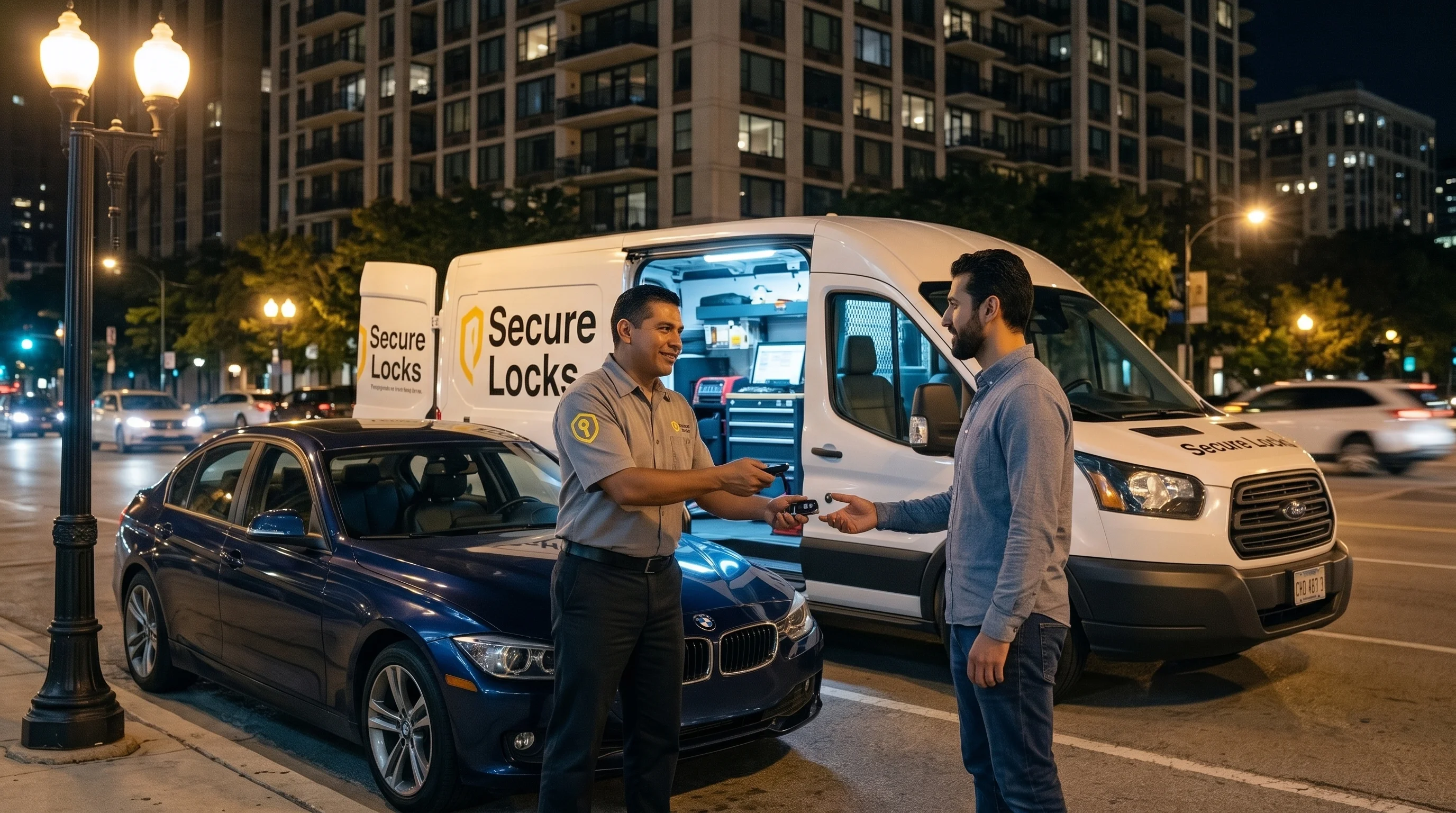 24 Hour Car Locksmith Chicago: What to Do When a Car Key Problem Happens After Hours