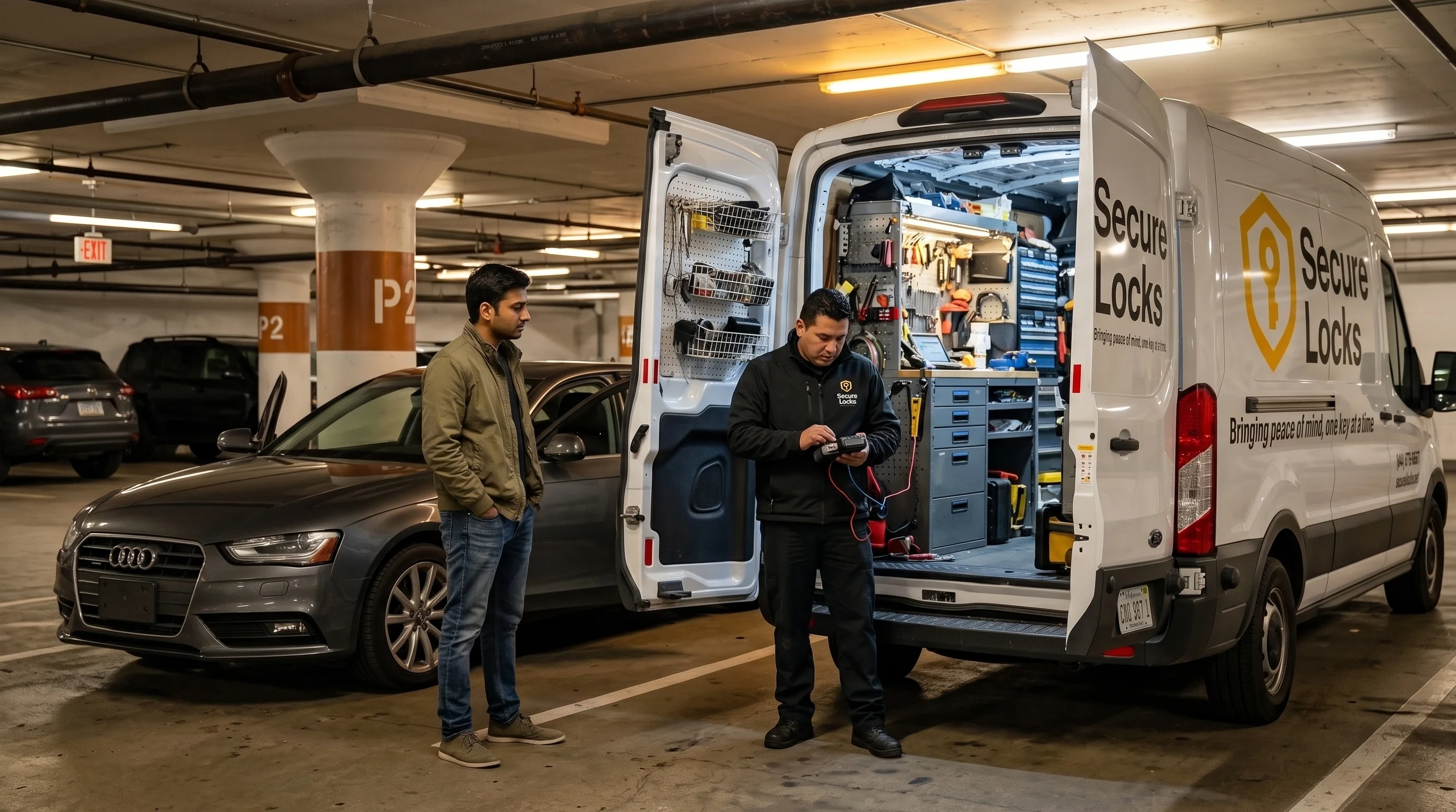 Audi Key Programming in Downtown Chicago: Why Garage Access Changes the Job