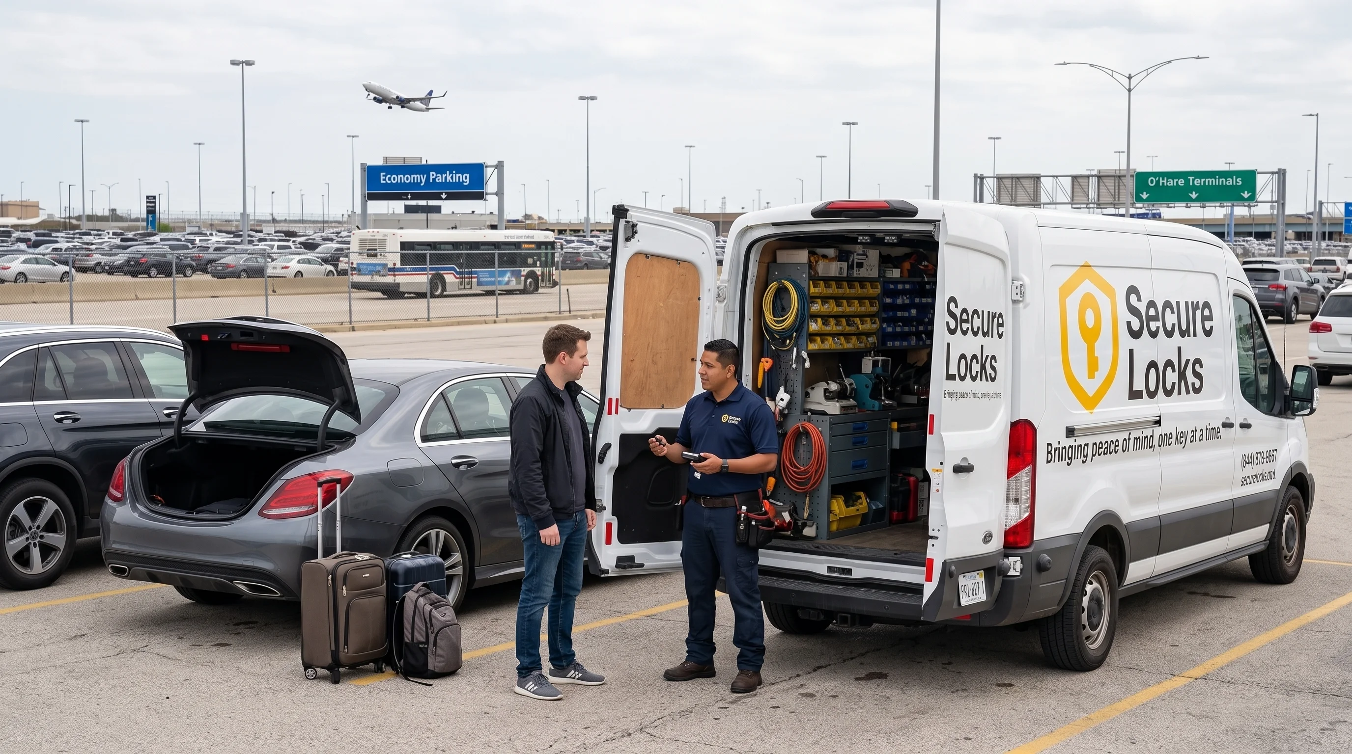 Lost a Mercedes Key Near O'Hare? Options When the Car Cannot Leave the Lot