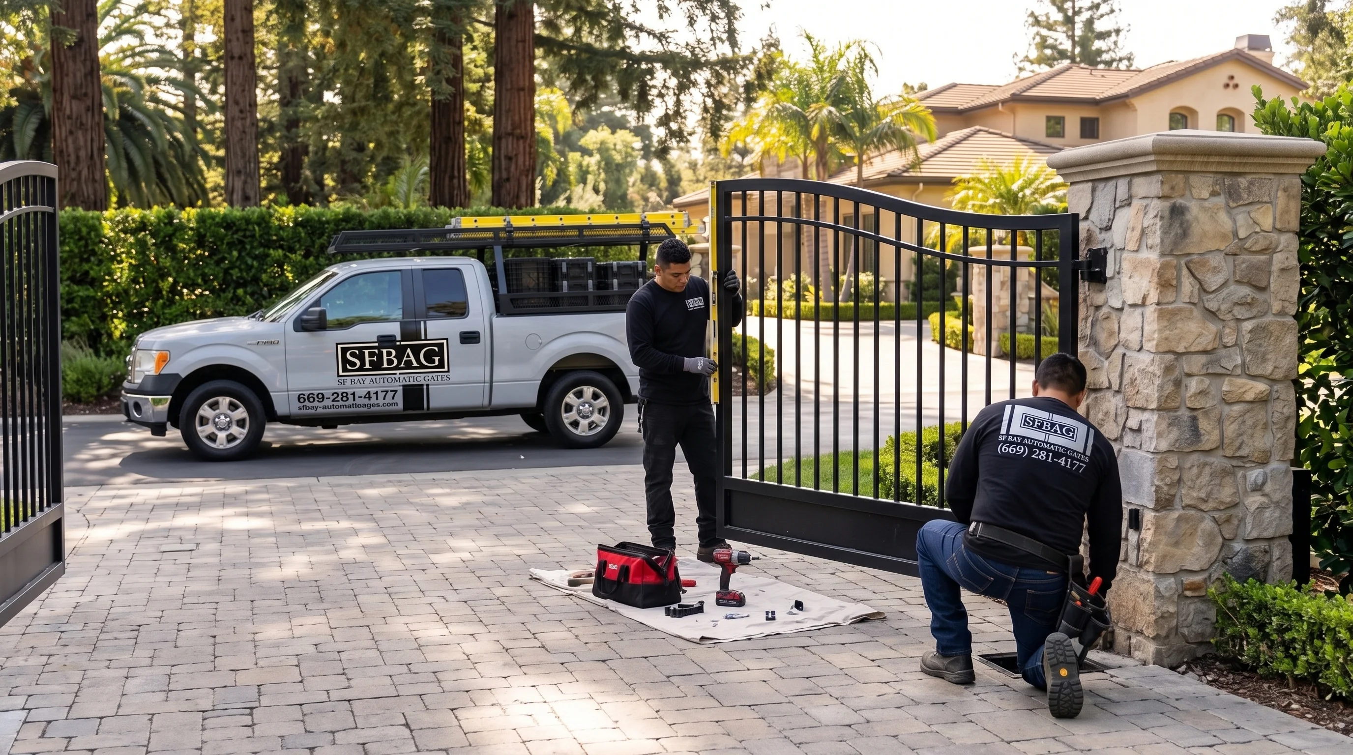 Luxury Entrances Require More Than Good Looks: Choosing an Automatic Gate Company in Atherton