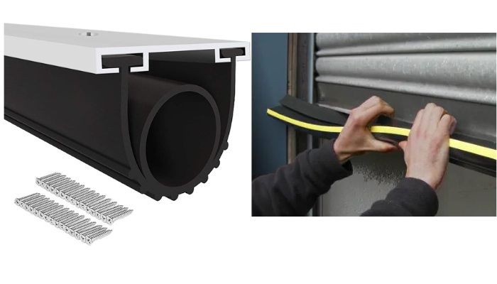 Garage door bottom seals
