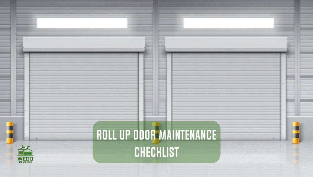 Roll-Up Garage Door Maintenance Checklist