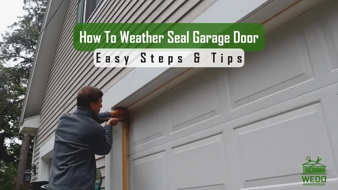 How to Weather-Seal a Garage Door